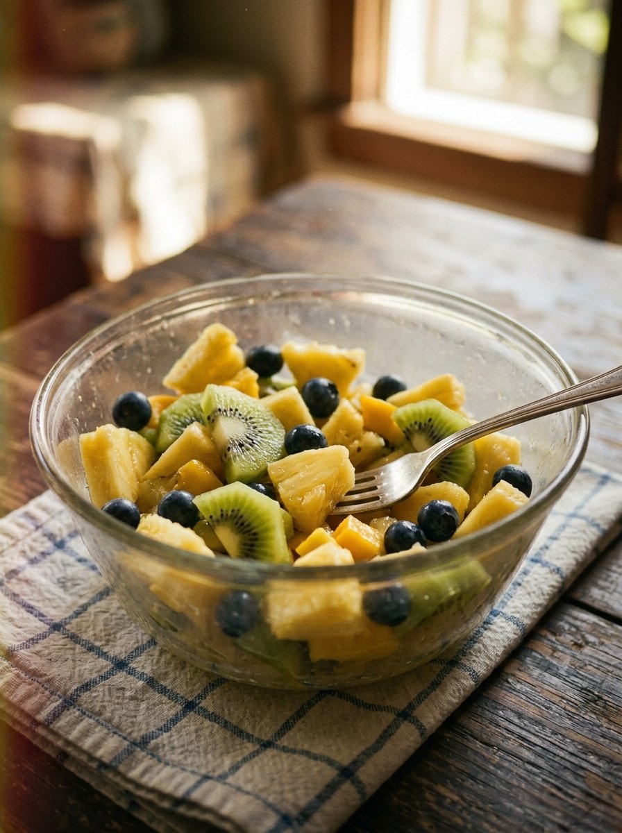 Refreshing Pineapple Kiwi Salad: A Sweet Island Escape