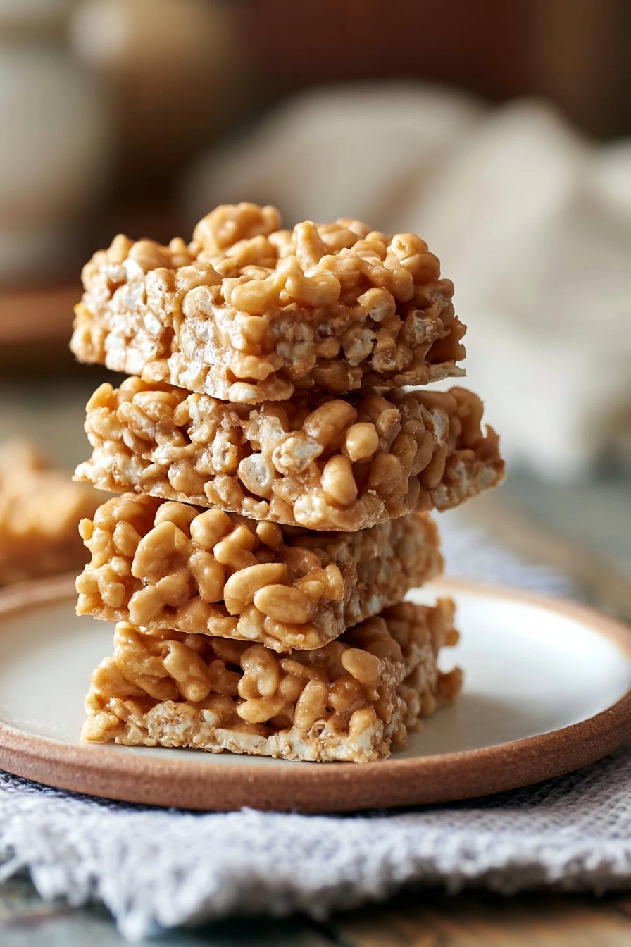 3 Ingredient, No-Bake Cereal Bars