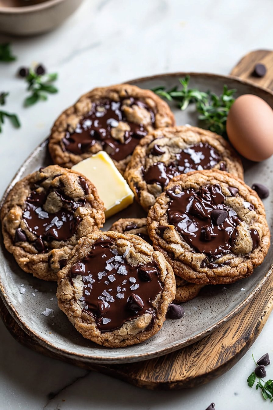 Braune Butter Schokoladenkekse