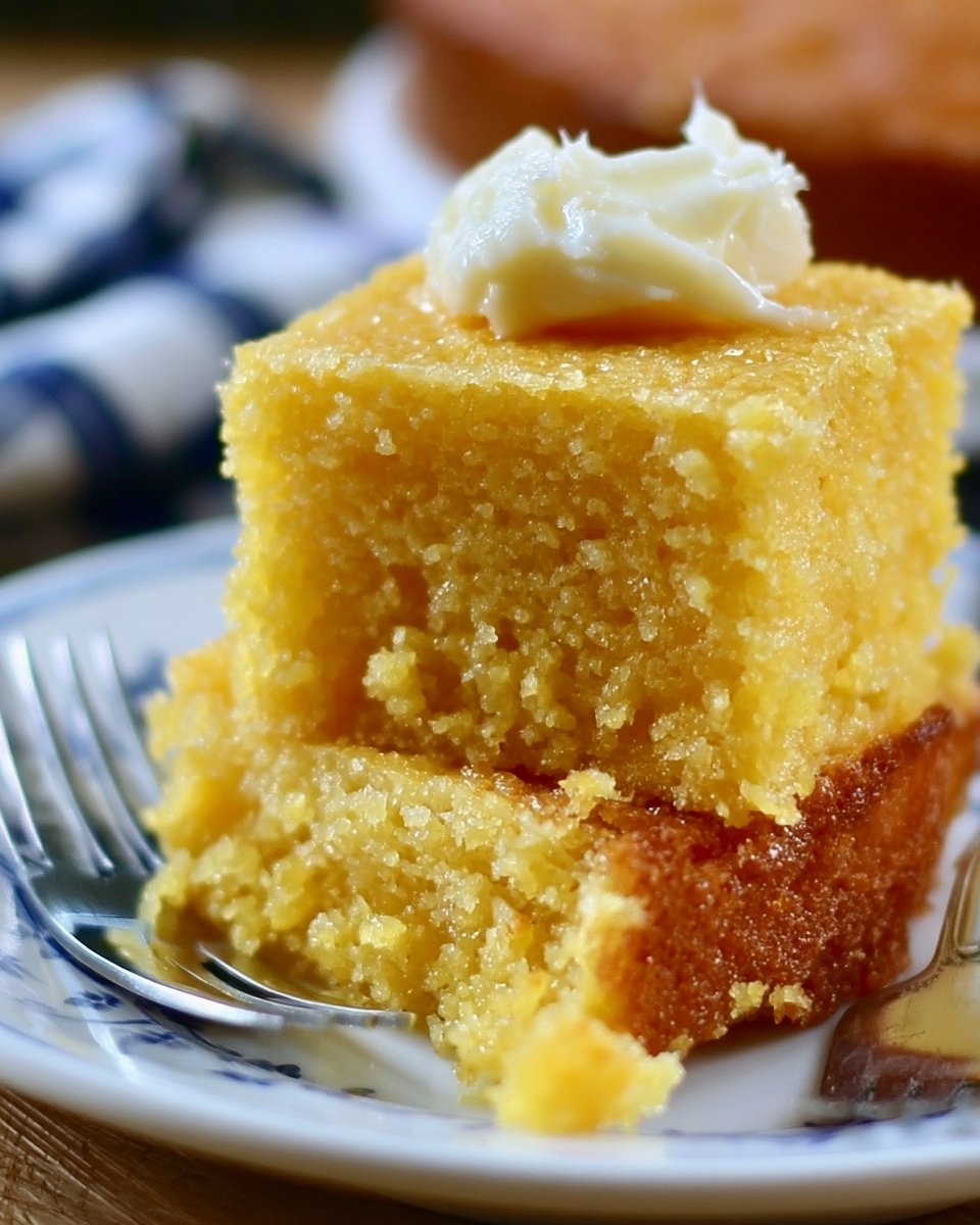 Easy Moist Jiffy Cornbread with Yellow Cake Mix