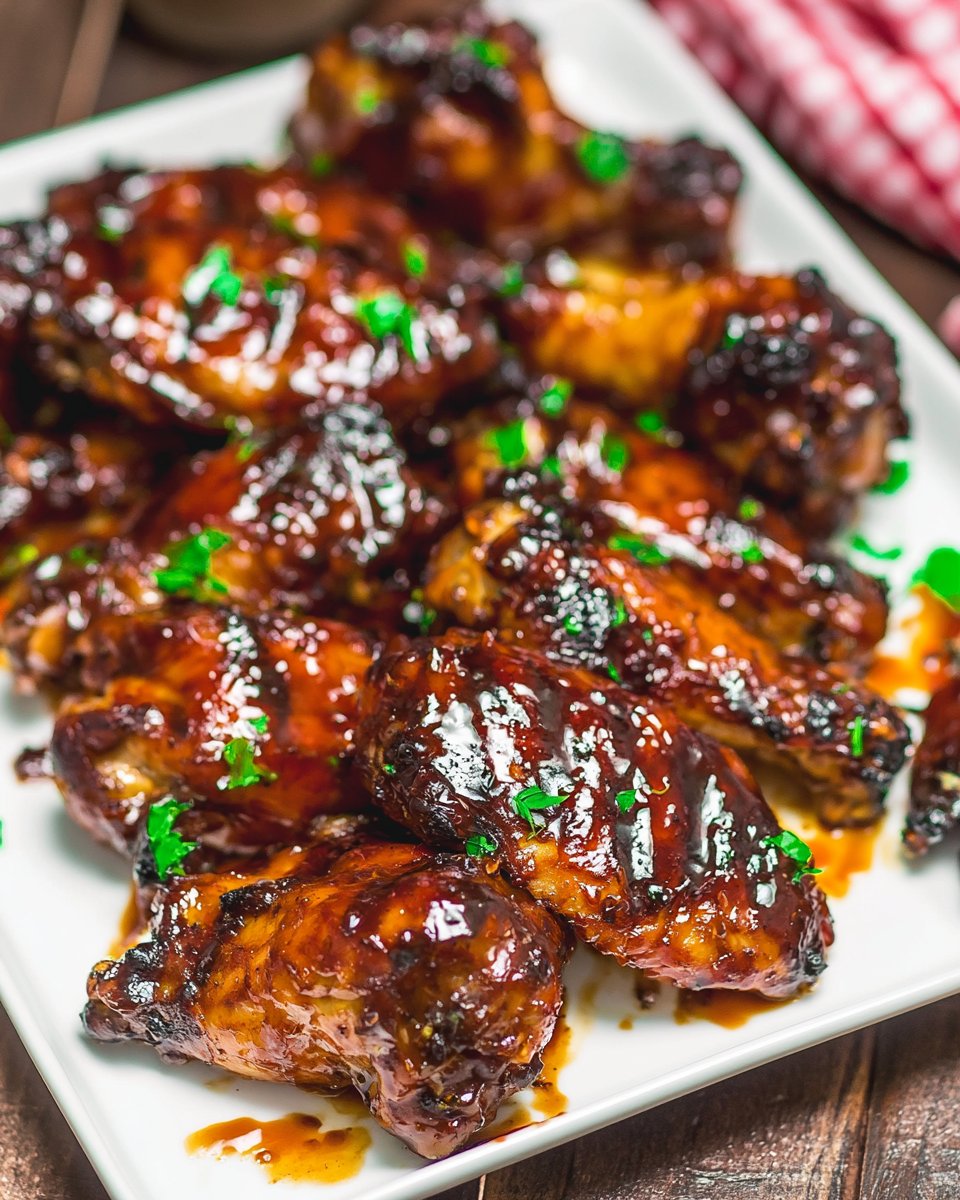 Grilled BBQ Wings