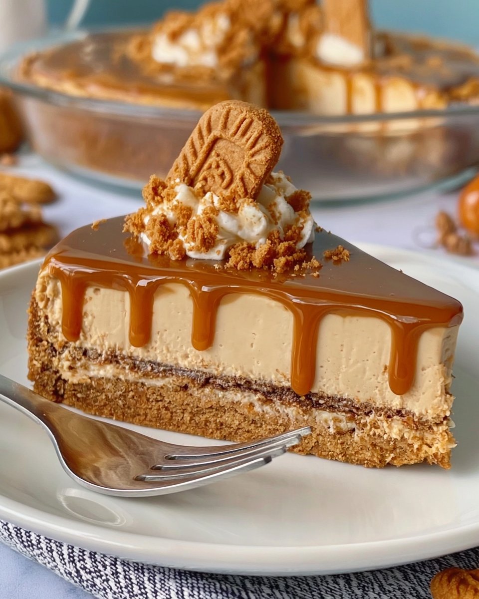Pumpkin-Spiced Biscoff Cheesecake Indulgence