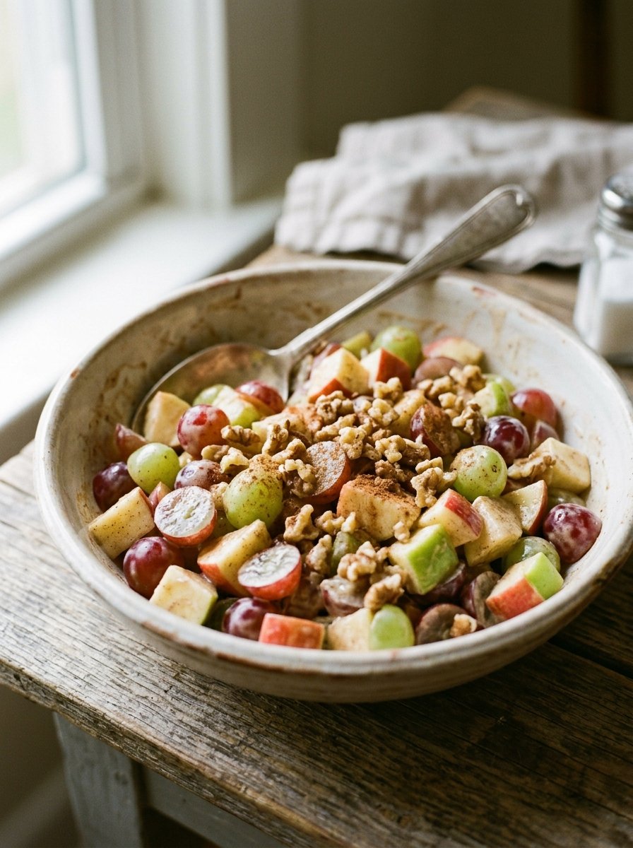 Cinnamon Apple Grape Salad