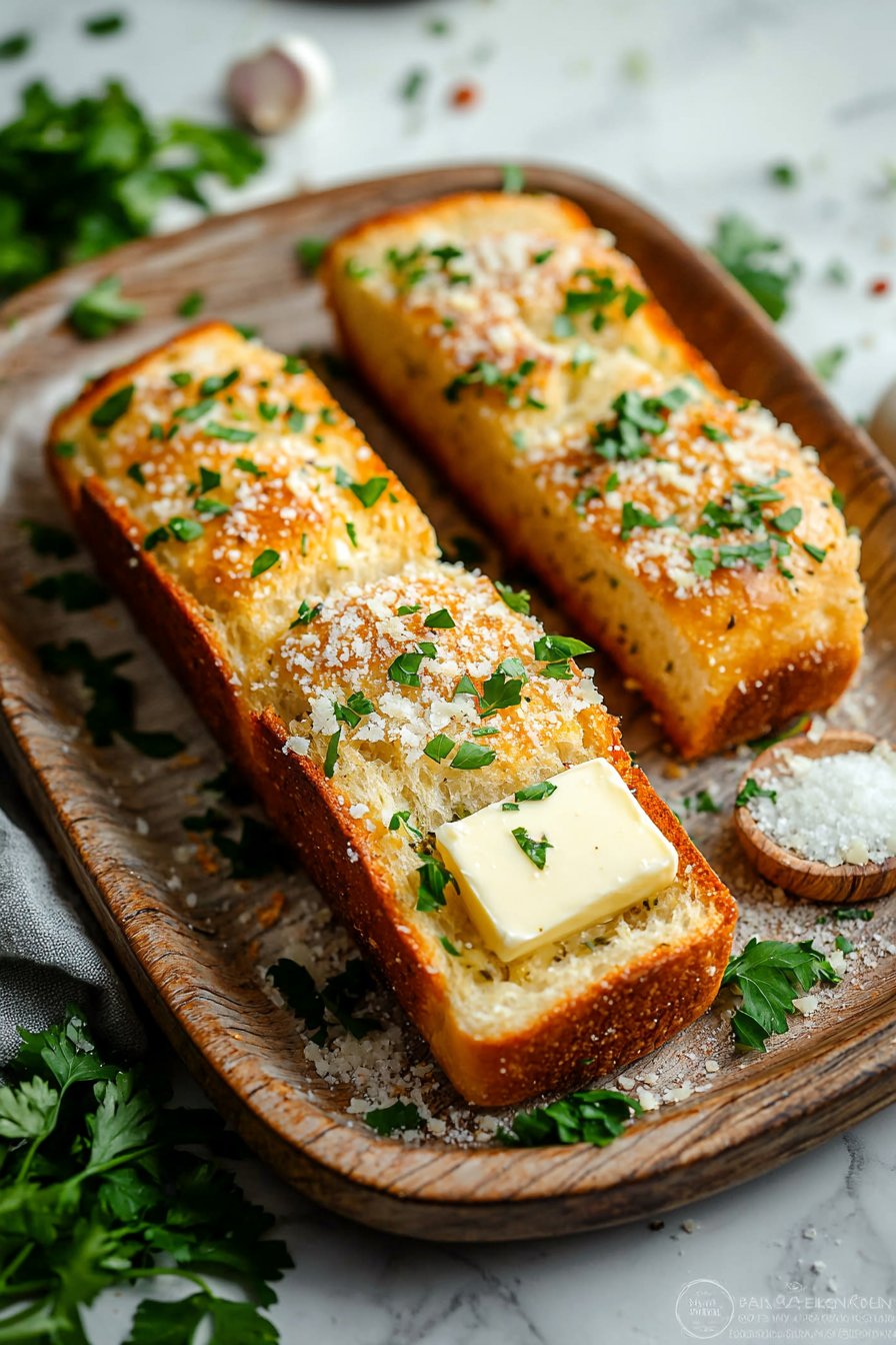 Air Fryer Garlic Bread