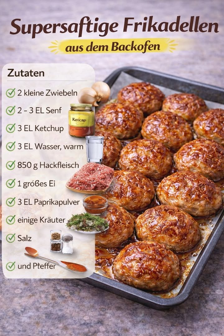 Frikadellen aus dem Backofen