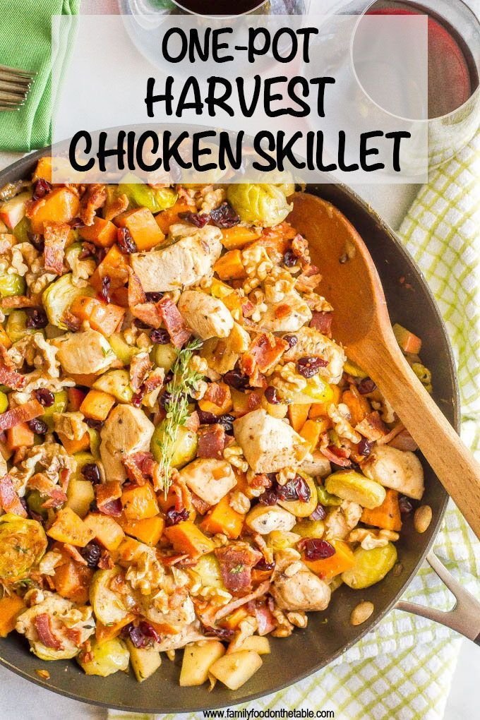 One-pot easy harvest chicken skillet - Family Food on the Table