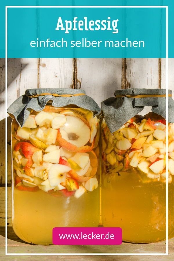 Apfelessig selber machen Rezept  | LECKER
