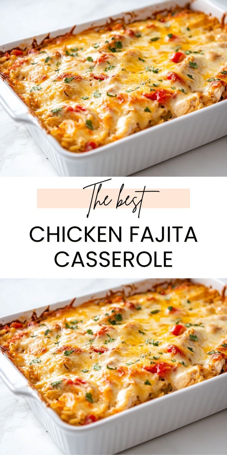 Chicken Fajita Casserole - Easy & Delicious Recipe