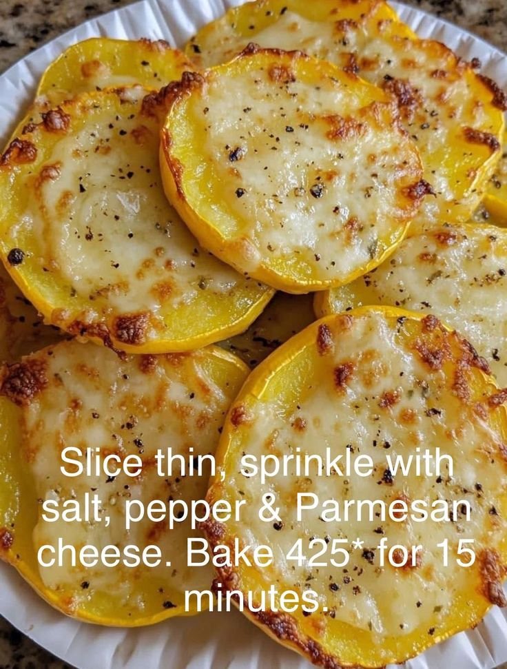 Roasted Thinly Sliced Squash