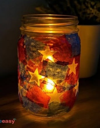Einfache Anleitung zur Herstellung einer leuchtenden Sterne-Laterne zu Hause ❤️