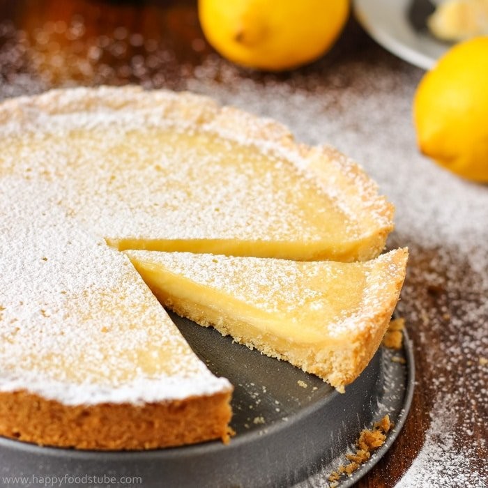 Easy Homemade Lemon Tart 1 Easy Homemade Lemon Tart
