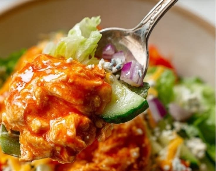 Hot Honey Chicken Salad
