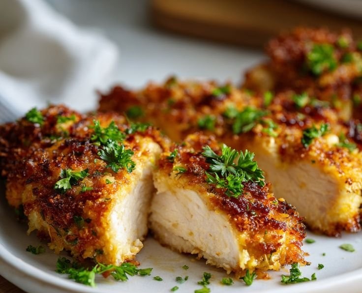 Baked Parmesan Crusted Chicken