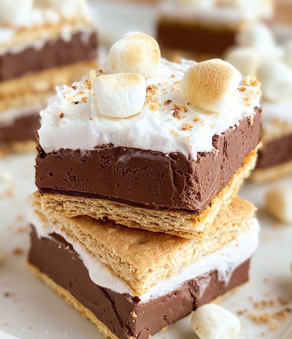 Refreshing Frozen S'mores Dessert | Smore dessert recipes easy, Cold s'mores recipe easy, Simple frozen desserts