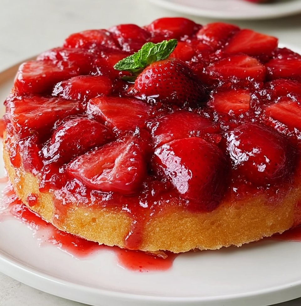 Strawberry Upside Down Cake