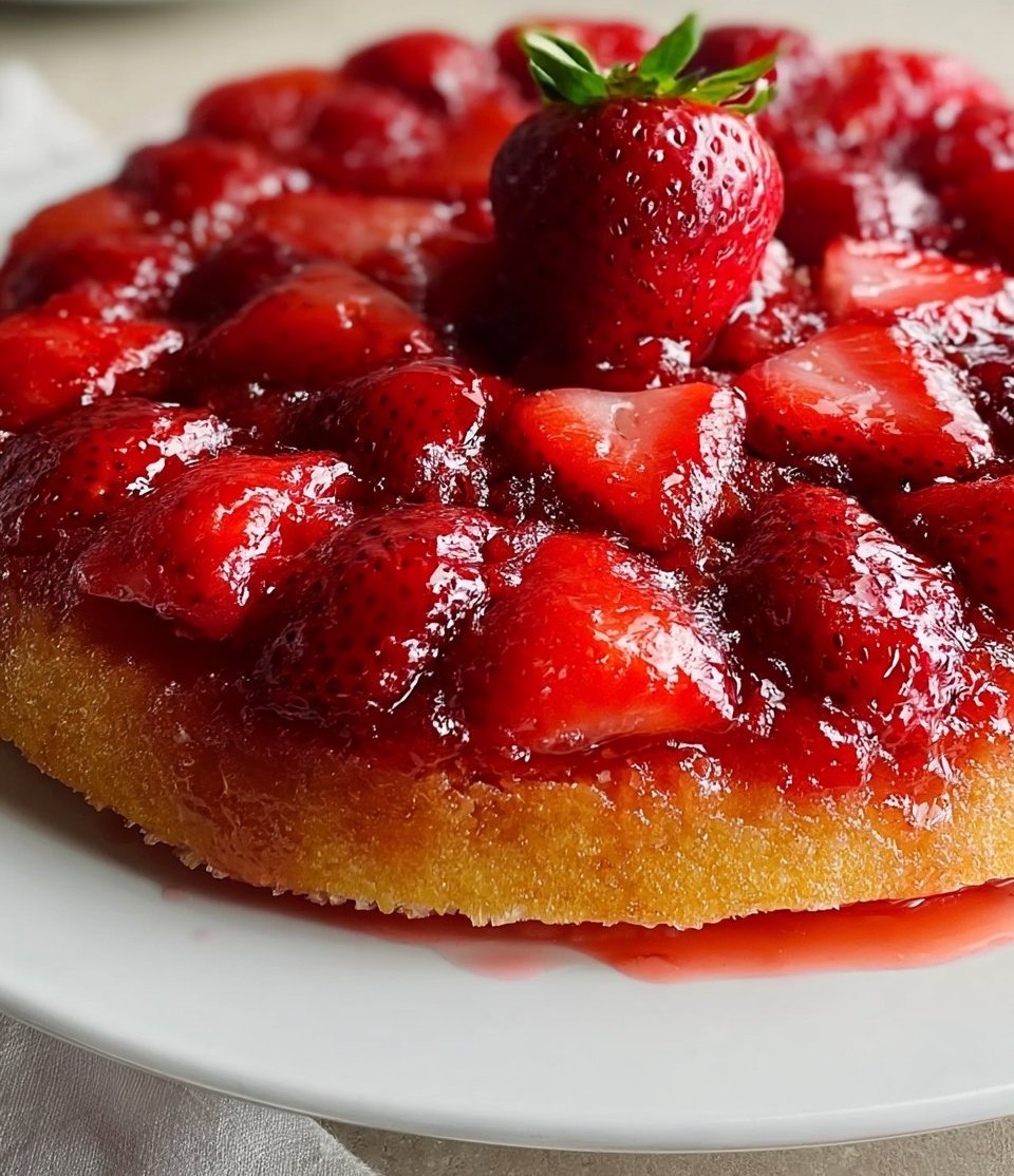 Strawberry Upside Down Cake