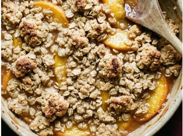 Gluten-Free Vegan Peach Cobbler