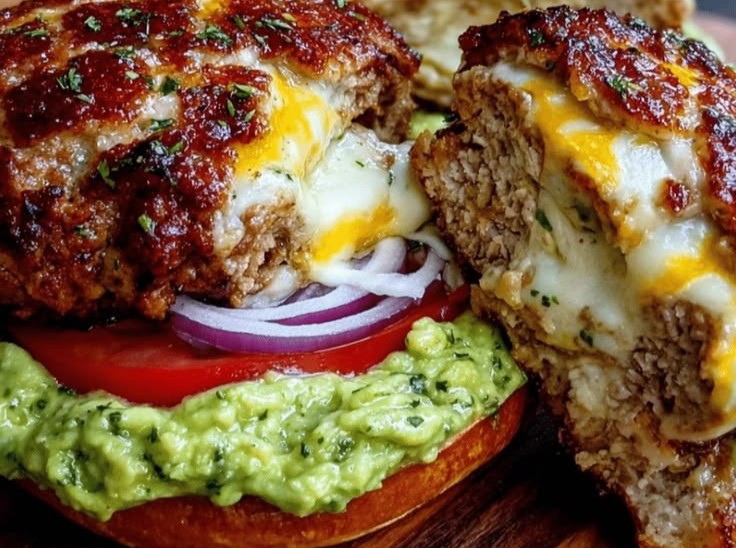 Turkey Burgers with Smoked Gouda and Avocado Jalapeño Aioli 2 Turkey Burgers with Smoked Gouda and Avocado Jalapeño Aioli