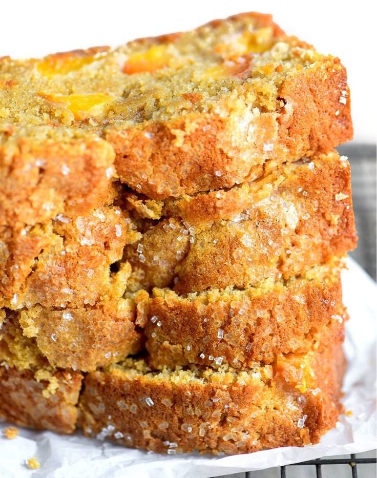 Easy Spiced Peach Bread