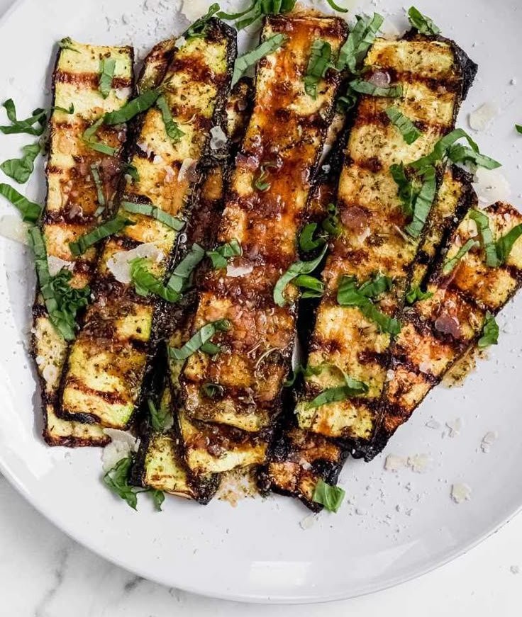 Grilled Zucchini with Parmesan