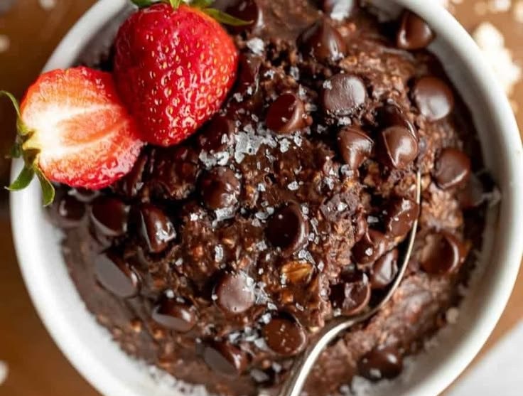 Chocolate Baked Protein Oats