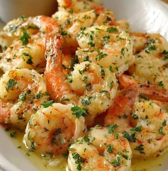 Shrimp Scampi Pasta Bake