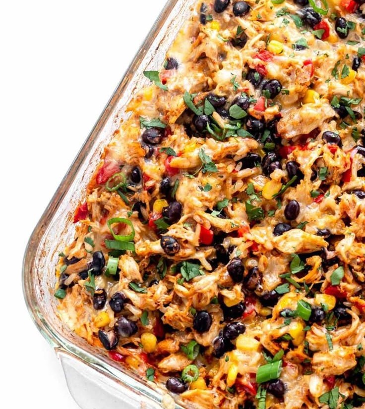 Chicken Burrito Casserole