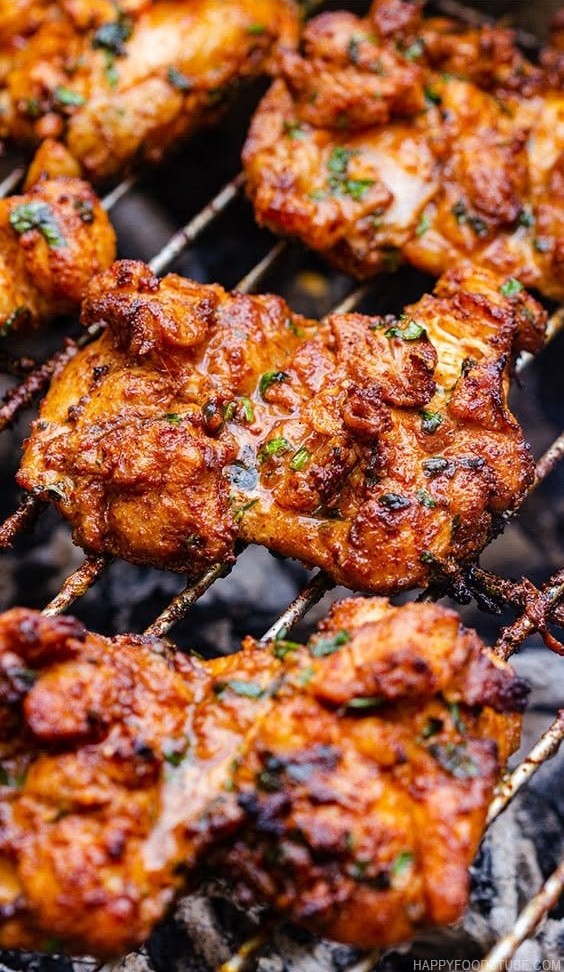 Grilled Boneless Chicken Thighs