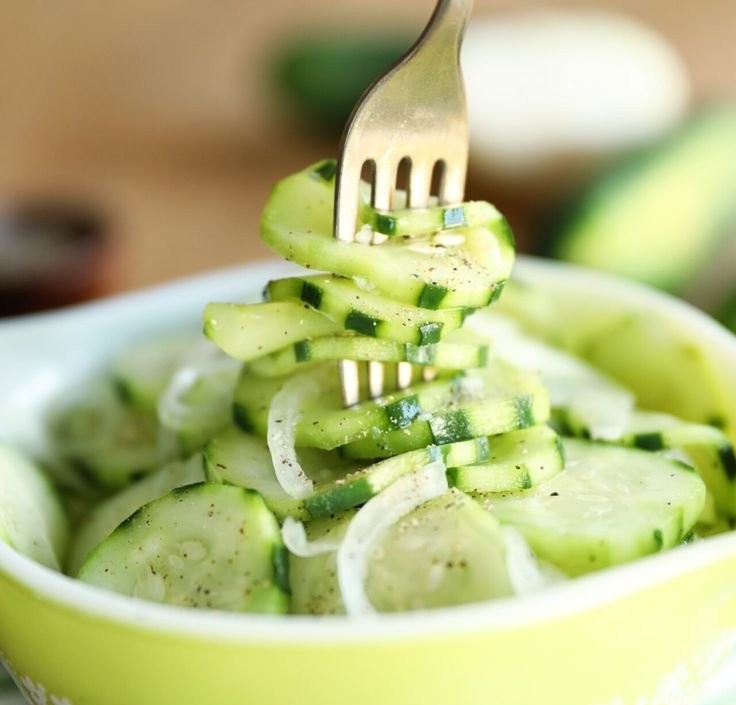 Cucumber and Onion Salad