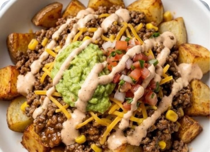 Loaded Potato Taco Bowl