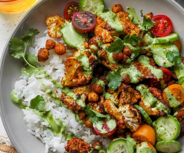 Cauliflower Shawarma Bowls