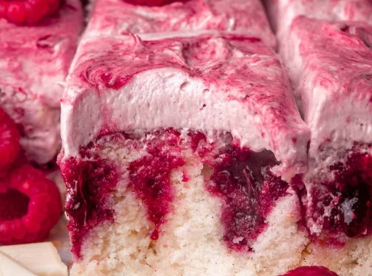 White Chocolate Raspberry Cake
