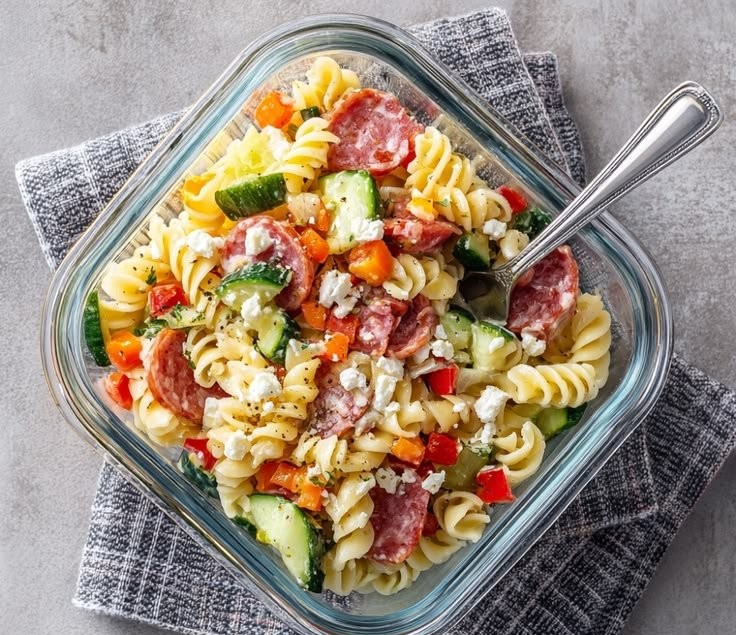 High-Protein Italian Pasta Salad