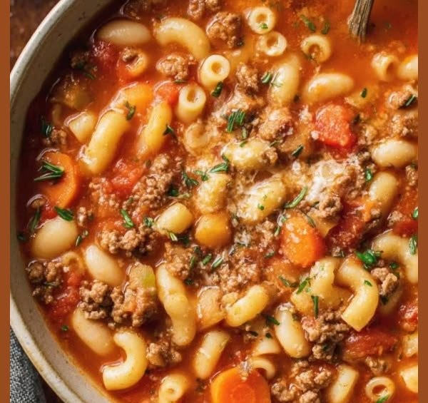 Pasta and Beans Soup