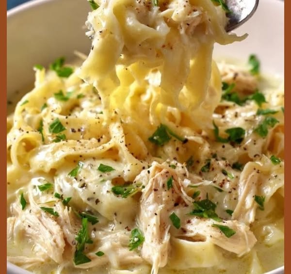 Easy Creamy Chicken and Noodles
