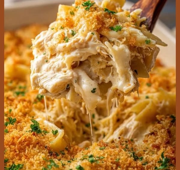 Ritz Cracker Chicken Casserole