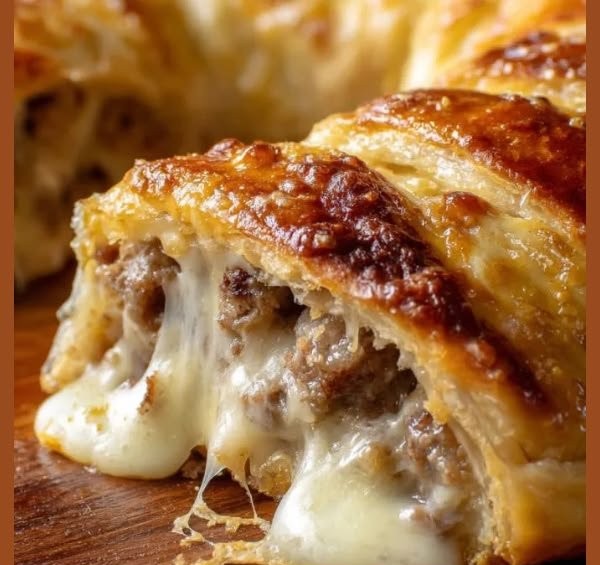 Sausage and Cheese Crescent Ring