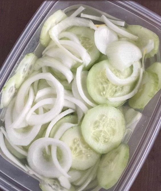 Cucumber Onion Salad