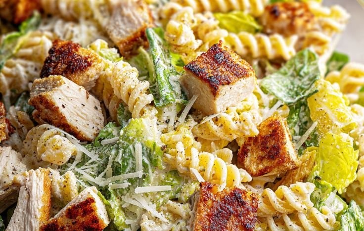 Chicken Caesar Pasta Salad