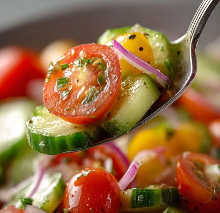 Cucumber Tomato Salad