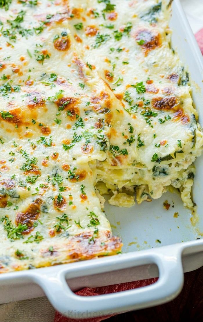 Cheesy Chicken Lasagna