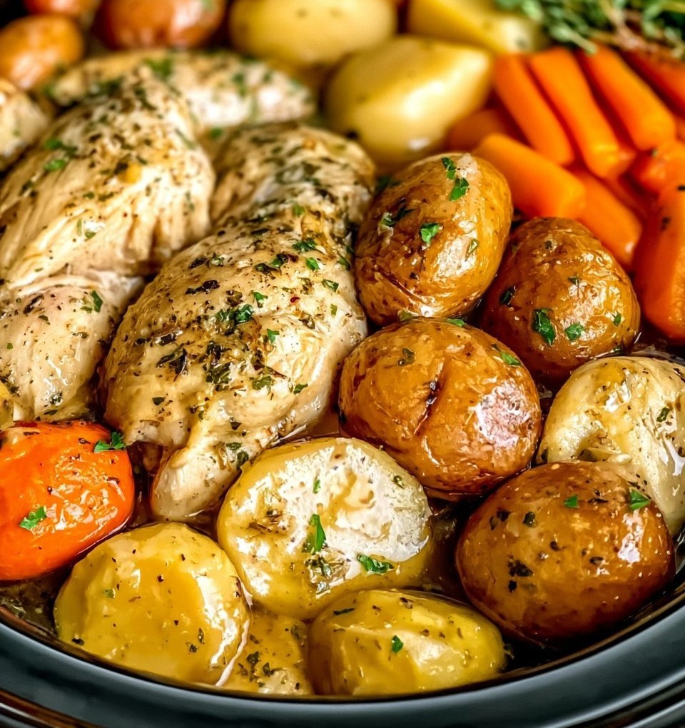 Garlic Herb Chicken And Veggies