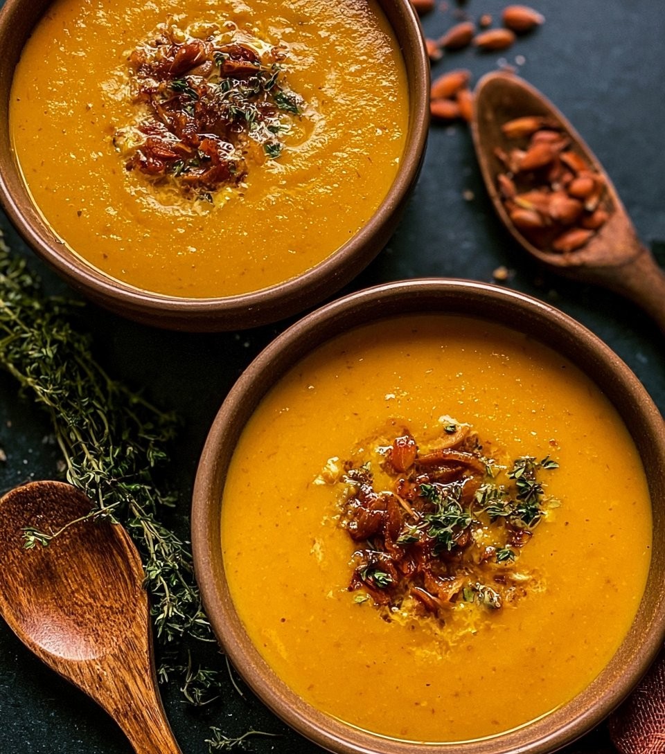 Apple Cheddar Sweet Potato Soup