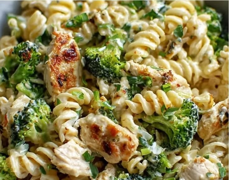 High Protein Rotisserie Chicken Pasta