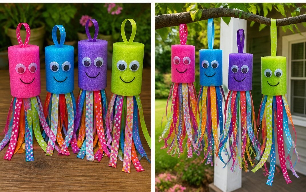 Pool Noodle Ocean Creatures Become Calmer 6 Pool Noodle Ocean Creatures