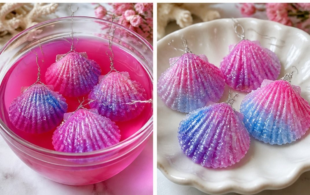 Crystal Seashell Craft Becomes Cozy Keepsakes 6 Crystal Seashell Craft
