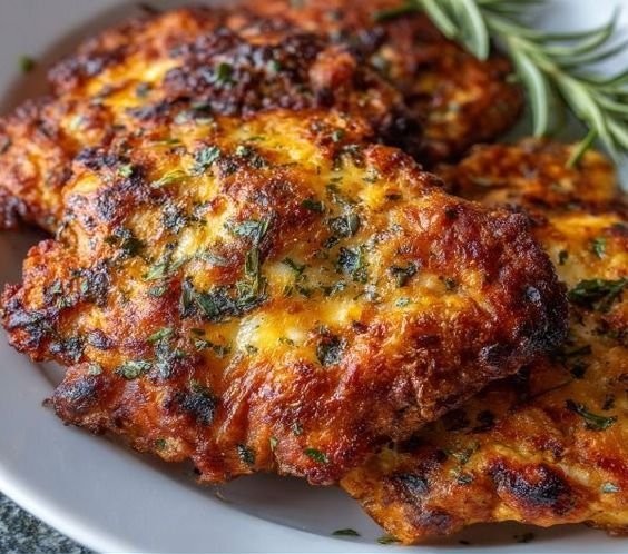Cheesy Crust Chicken