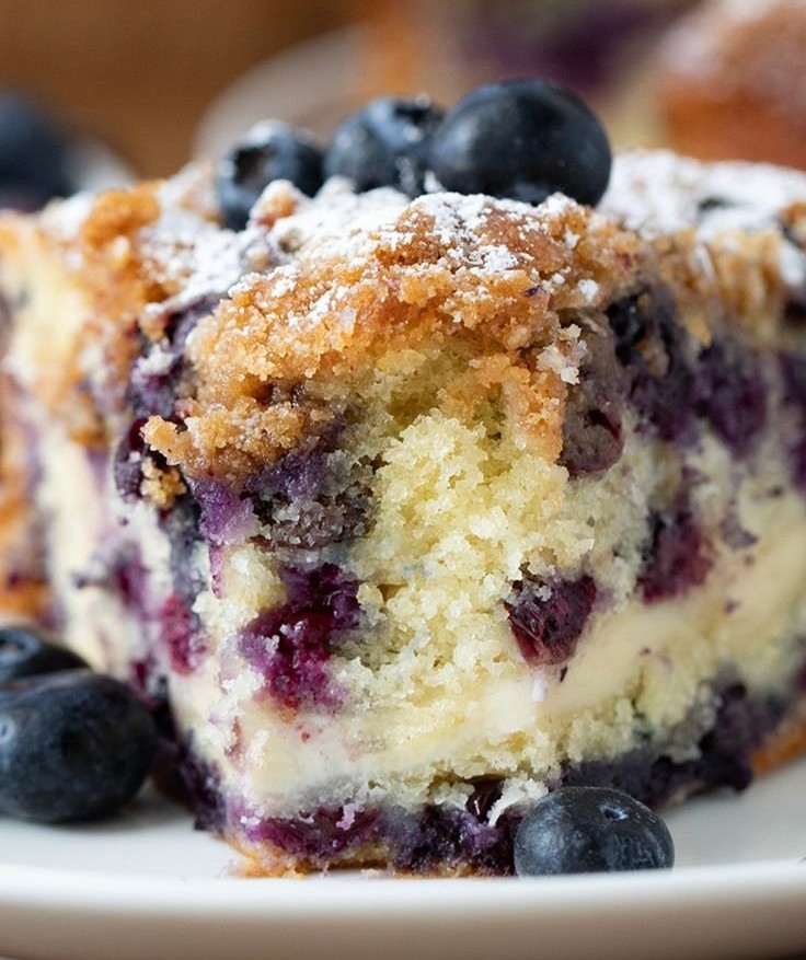 Blueberry Cream Cheese Coffee Cake