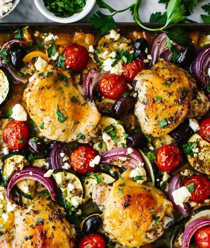 Greek Sheet Pan Chicken