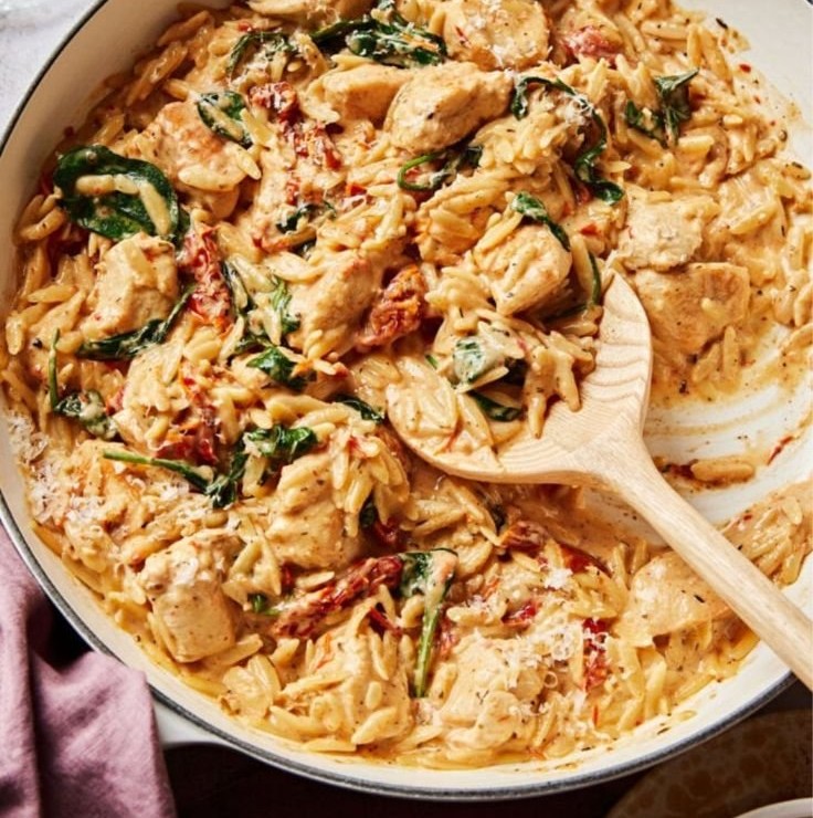 Marry Me Chicken Orzo